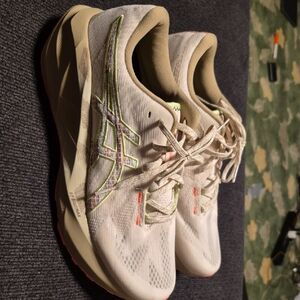 Asics Cream and White Sneakers